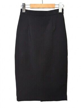 Zara Basic Black Pencil Skirt Size XS Professional Career Office Minimalist
